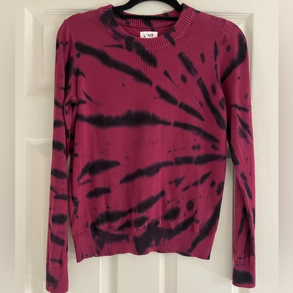 Pact Sweaters - Red, black/navy Pact tie dye crew neck sweater